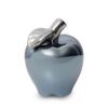 Jabłko ceramiczne granatowe to piękna ozdoba do nowoczesnego salonu.