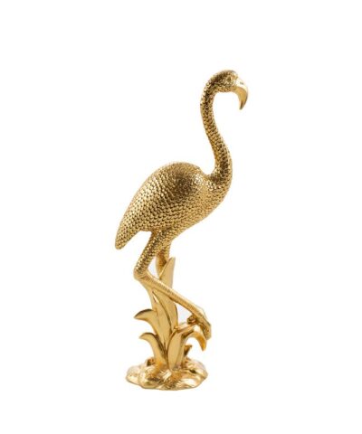 Flaming figurka dekoracyjna złota to zjawiskowa ozdoba do salonu.