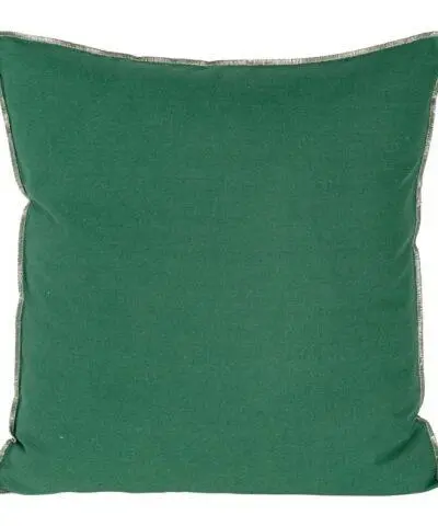 POSZEWKA LEN 4 45X45 CM CIEMNOZIELONY