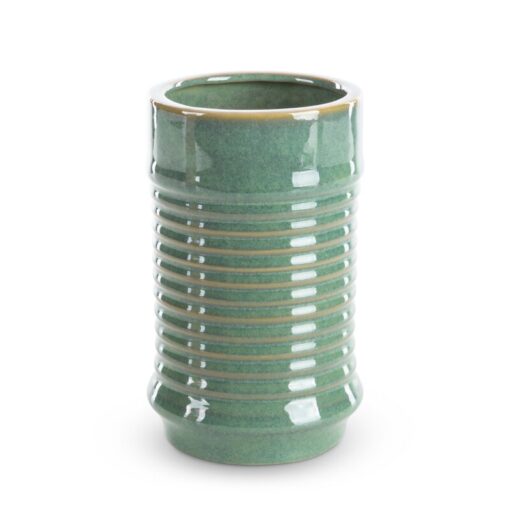 Wazon ozdobny zielony ceramiczny SAMI 12X20