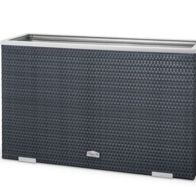 Donica wysoka prostokątna 100 cm elegancka dekoracyjna