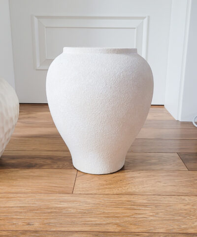 Alternative view of Wazon z kamionki beżowy ceramiczny W 32 cm Solea