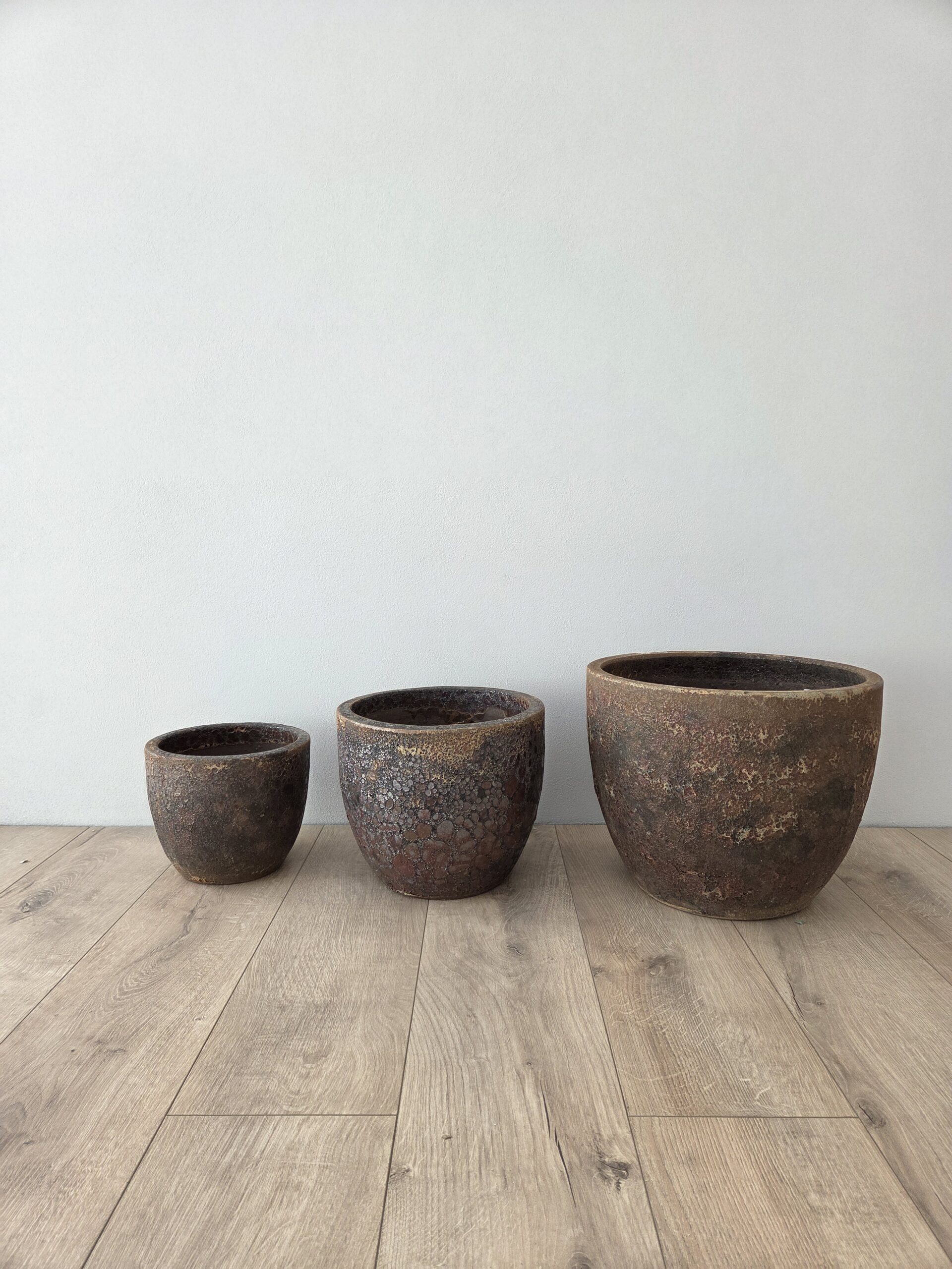 Donica efekt kamienia ceramiczna brązowa Atlantis - obrazek 5