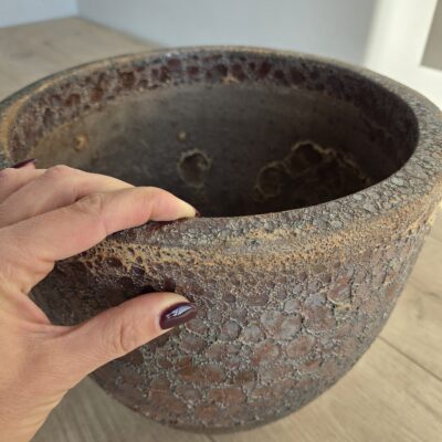 Donica efekt kamienia ceramiczna brązowa Atlantis - Thumbnail Image 6