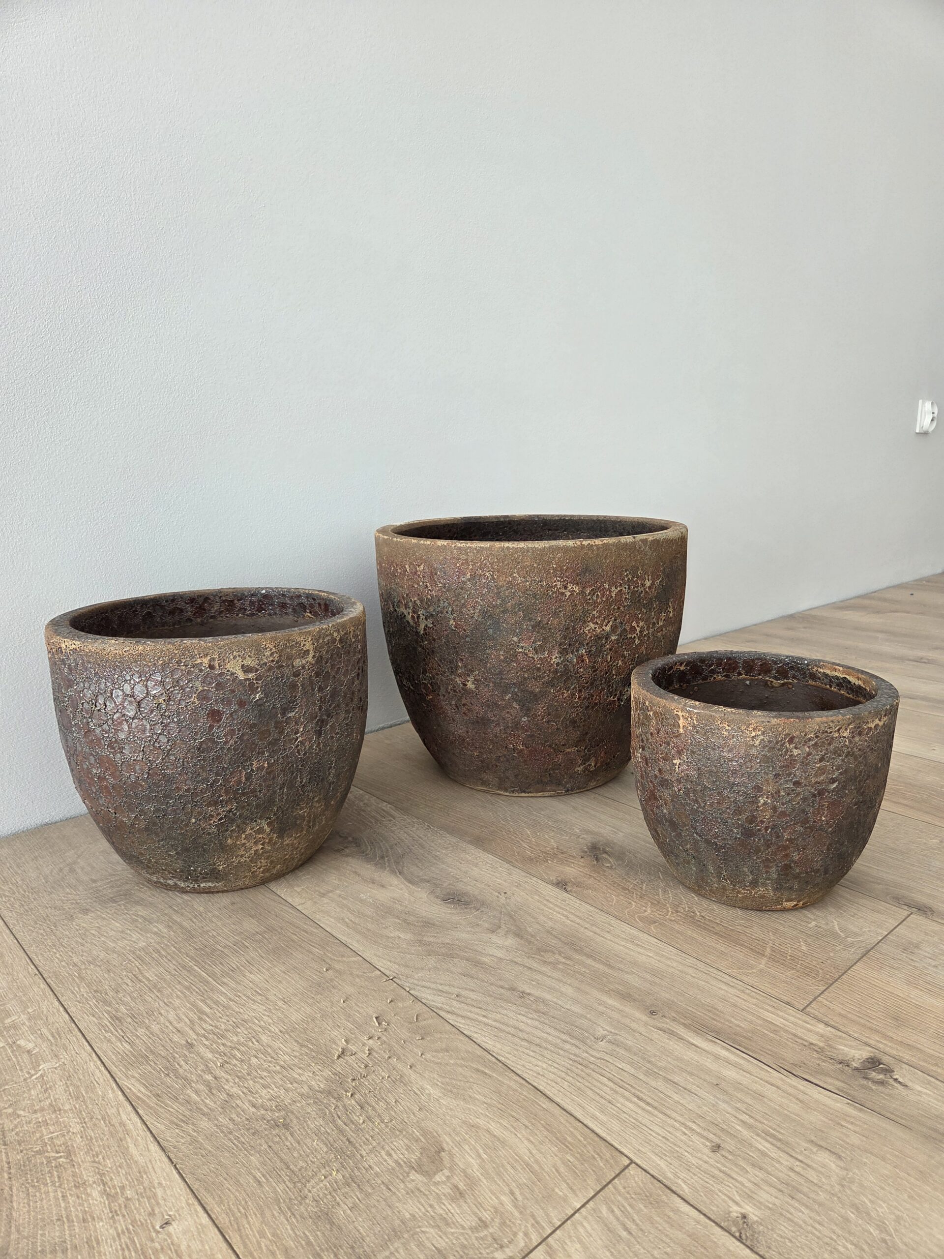 Donica efekt kamienia ceramiczna brązowa Atlantis - obrazek 11